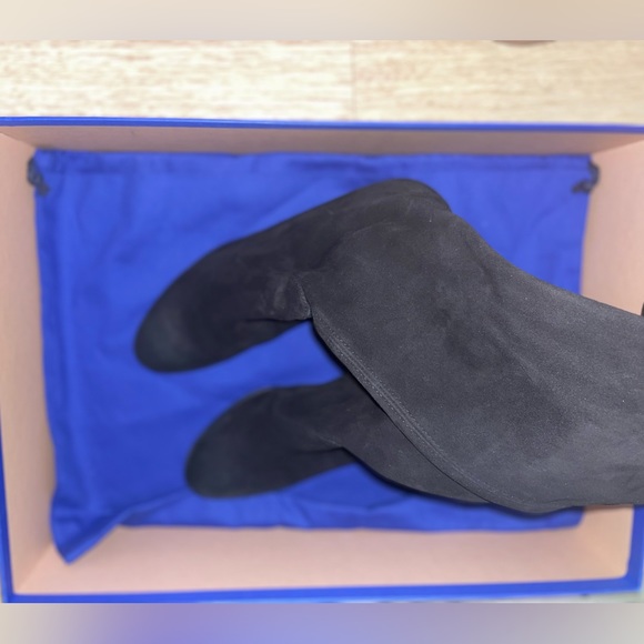 STUART WEITZMAN Tieland over the knee black suede boots size 7.0 - Picture 5 of 10